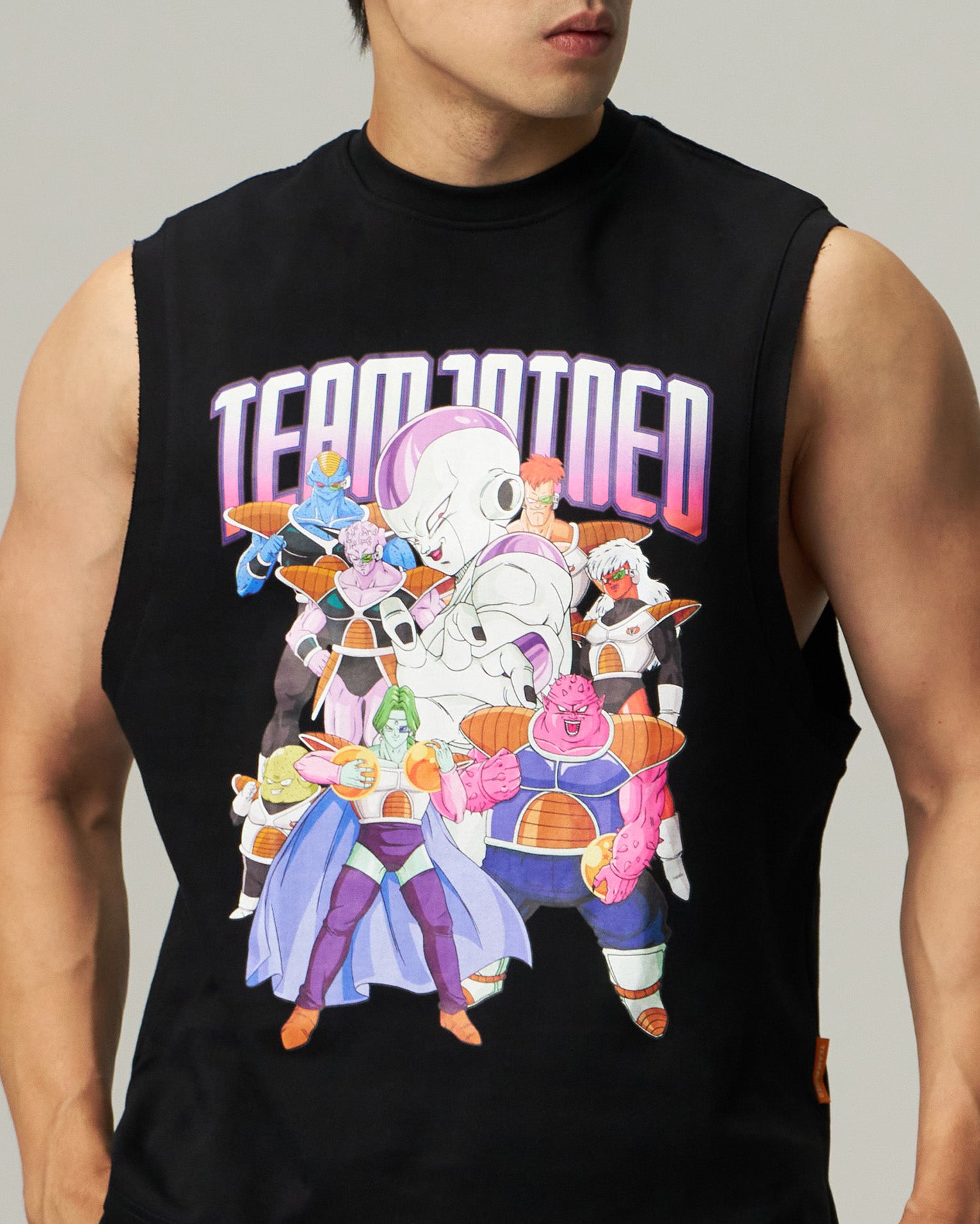 DragonBall Z Ginyu Force Sleeves Cut Oversized Top